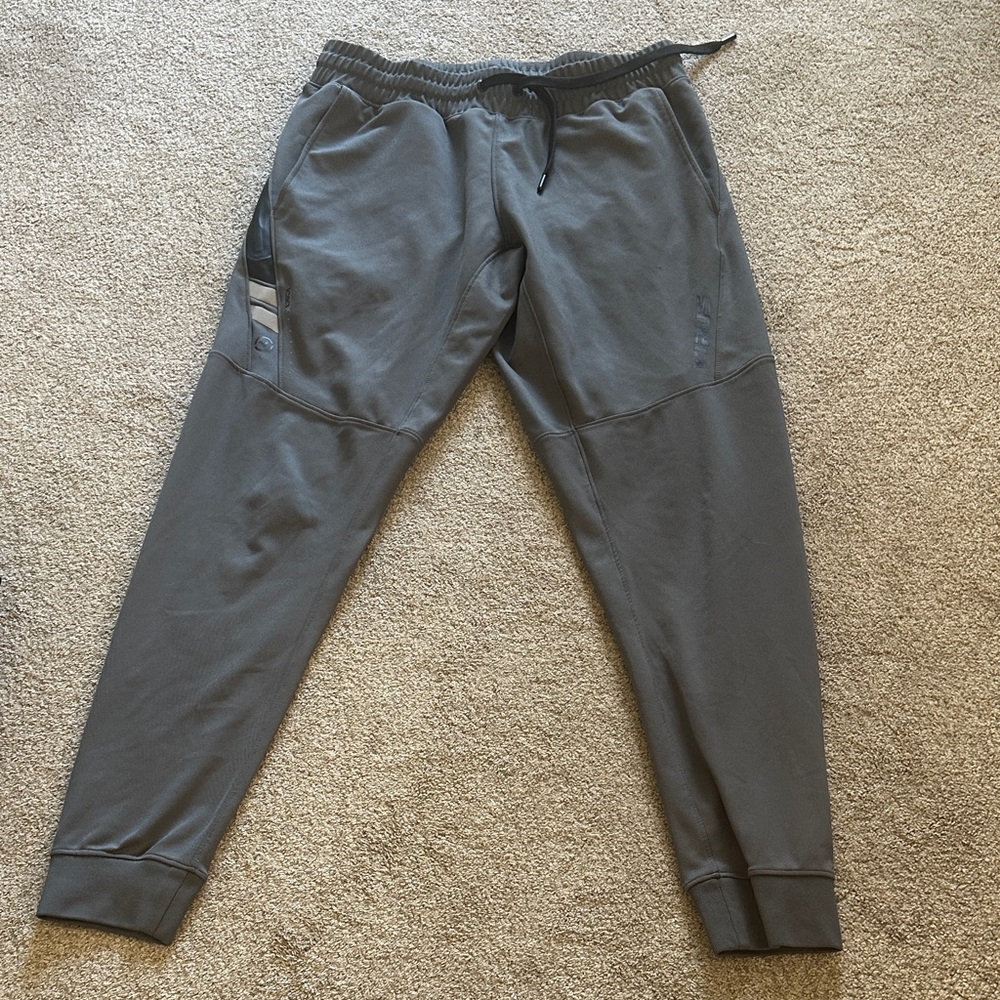 Mens virus grey athletic joggers size M
